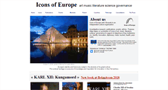 Desktop Screenshot of iconsofeurope.com
