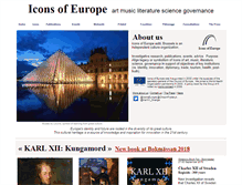 Tablet Screenshot of iconsofeurope.com
